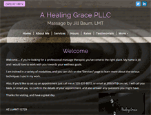 Tablet Screenshot of healinggracemassage.com